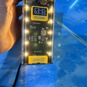 Bộ sạc 50.000mAh, công suất120W, sạc nhanh PD 22.5W, kèm 4 cáp sạc, có đèn led - AUDIO365