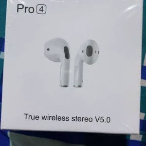 Tai Nghe Bluetooth5.0 Nhét Tai Pro4 Không Dây TWS Có Mic Cho Điện Thoại Gaming Stereo