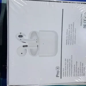 Tai Nghe Bluetooth5.0 Nhét Tai Pro4 Không Dây TWS Có Mic Cho Điện Thoại Gaming Stereo