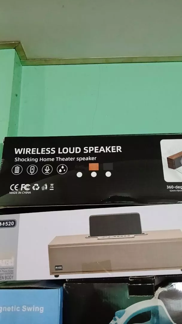 Loa Bluetooth GOOJODOQ Thiết kế bằng gỗ kích thước lớn Loa không dây PC Máy tính xách tay Âm thanh USB Chơi game Thẻ TF AUX