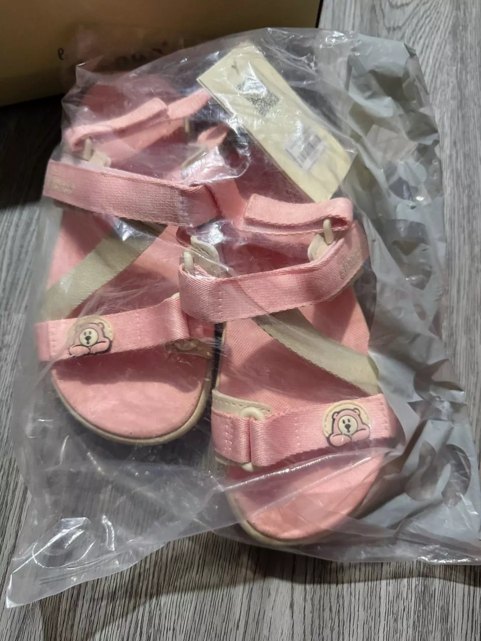 Giày Sandal Trẻ Em Little 6 Tem Khủng Long Thoải Mái, Siêu Nhẹ Shondo Nhiều Màu