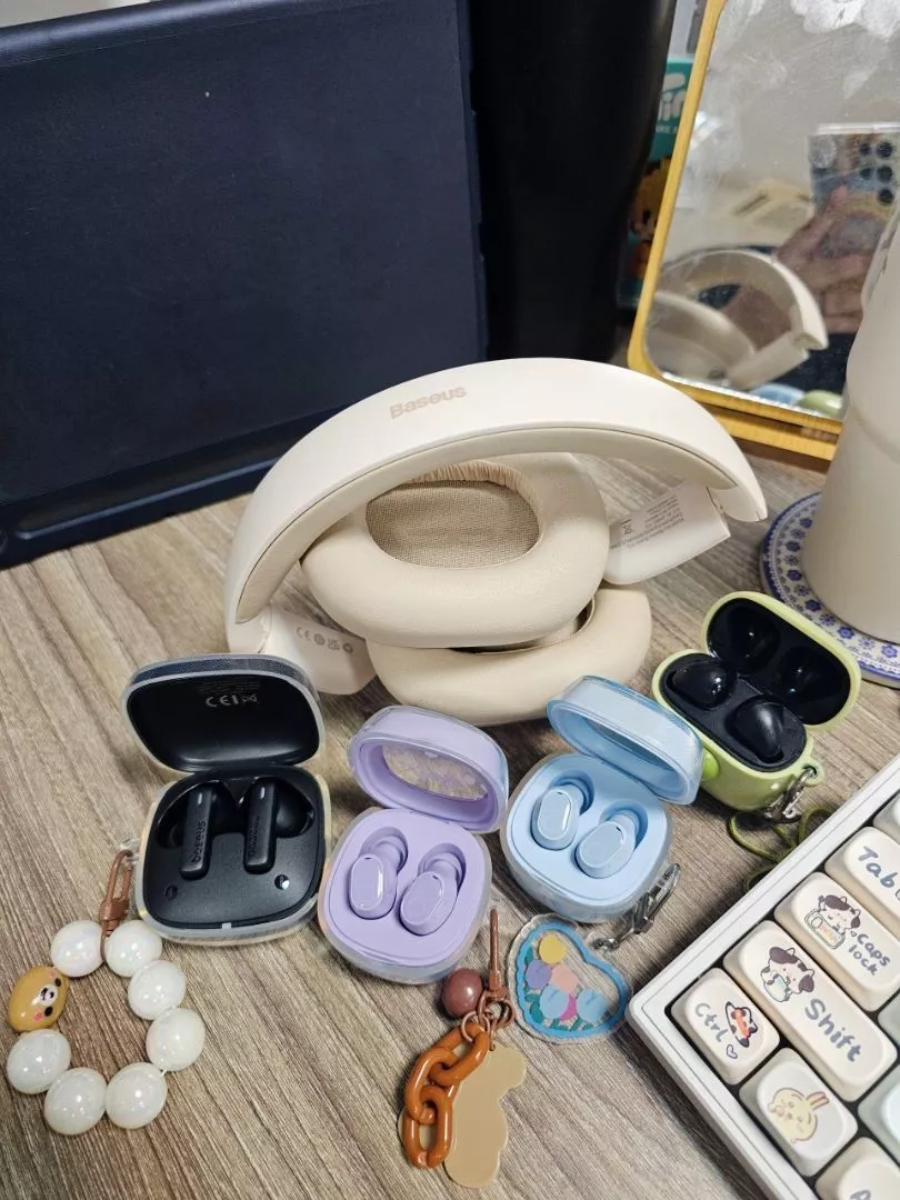 Tai Nghe Bass BS2 Lite Bluetooth 6.0 Đàm thoại rõ nét với micro kép Al Tăng cường âm trầm Thiết kế bán in-ear thoải mái