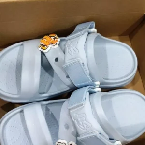 Giày Sandal Nữ Shondo FX Nhựa Đúc Kháng Nước Hạn Chế Trơn Trượt Xanh Da Trời F103030