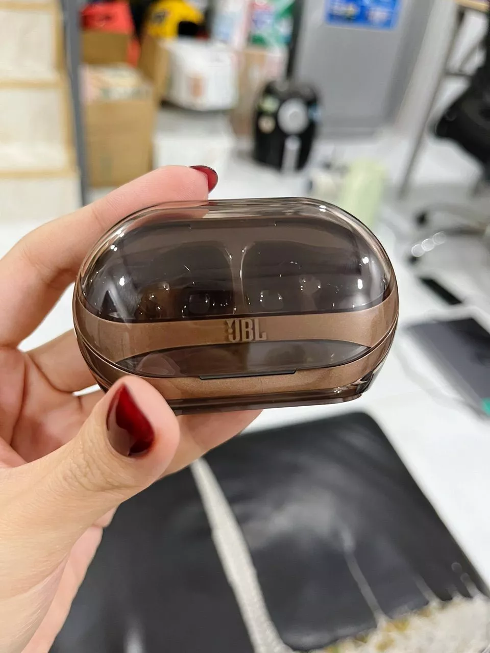 Tai nghe TWS Open-ear JBL Soundgear Clips 4 Micro Nghe Nhạc Tới 32 Giờ Kháng Bụi Nước IP54
