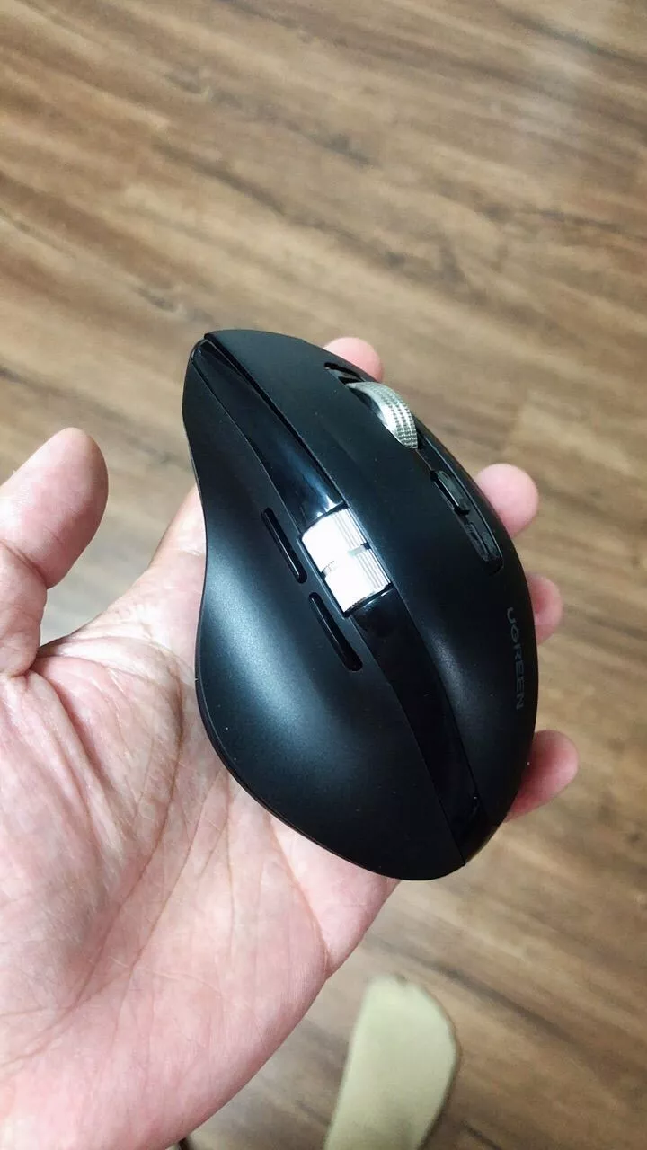 Chuột không dây cuộn siêu nhanh Ugrene Bluetooth 5.4/5.0 2.4G Công thái học 5000DPI cho máy tính bảng MacBook Máy tính xách tay