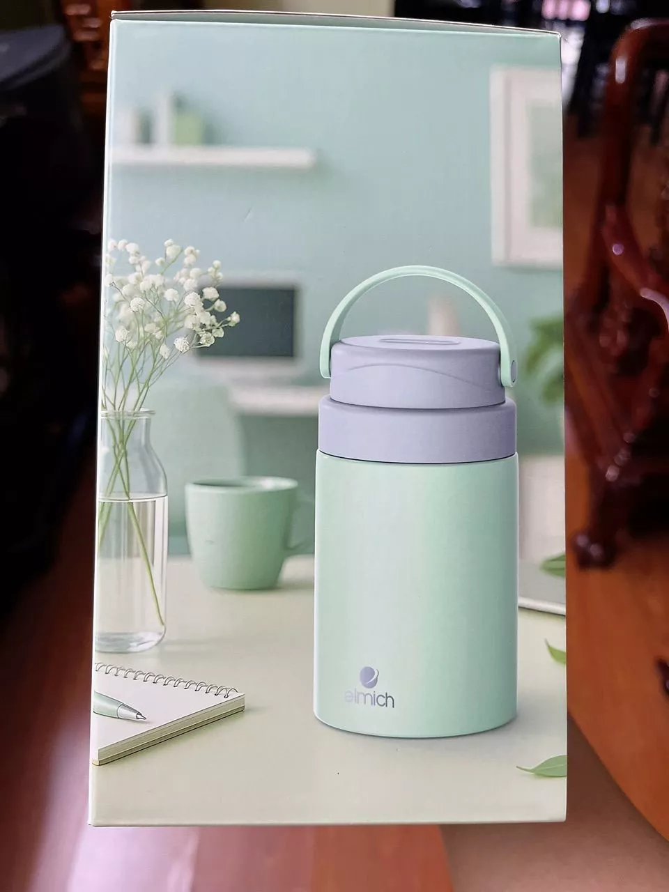 Bình đựng thức ăn giữ nhiệt inox 316 Elmich EL1289 dung tích 750ml