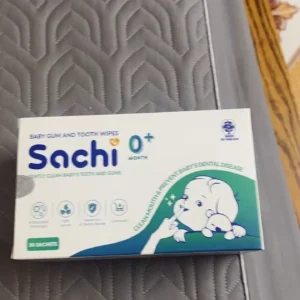 Gạc vệ sinh răng miệng cho bé Sachi 0M+ (Hộp 30 gói)