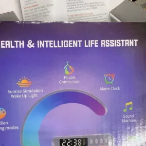 [Cực Hot] Loa Bluetooth Chữ G Đa Năng, Đèn Led RGB Nháy Theo Nhạc, Đồng Hồ Báo Thức Trang Trí