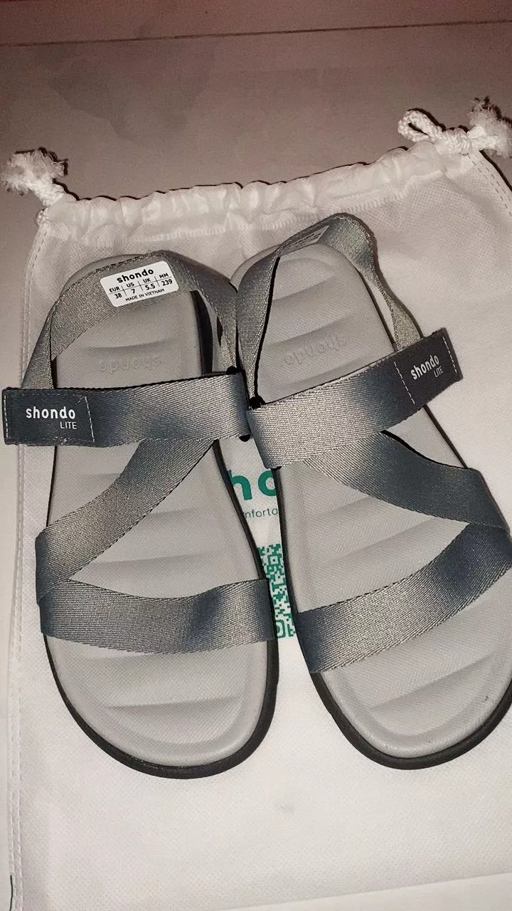 Giày Sandal Nam Nữ Shondo F6S Lite Quai Hậu Đi Học Nhiều Màu