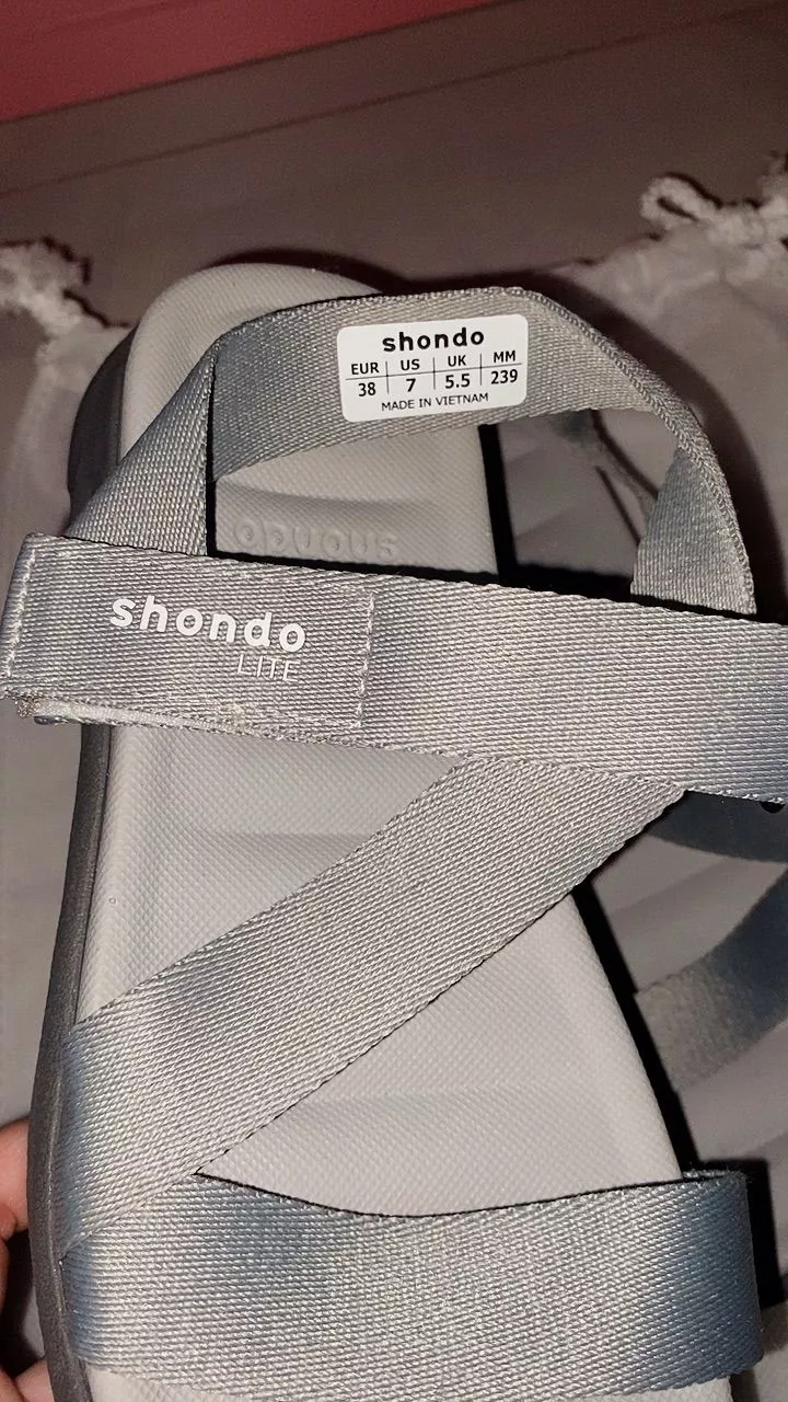 Giày Sandal Nam Nữ Shondo F6S Lite Quai Hậu Đi Học Nhiều Màu