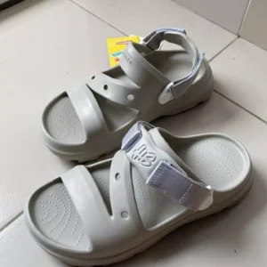 Giày Sandal Nam Nữ Shondo FX Nhựa Đúc Kháng Nước Hạn Chế Trơn Trượt Xám Rêu F102222