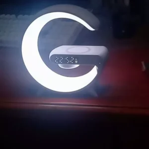 [Cực Hot] Loa Bluetooth Chữ G Đa Năng, Đèn Led RGB Nháy Theo Nhạc, Đồng Hồ Báo Thức Trang Trí