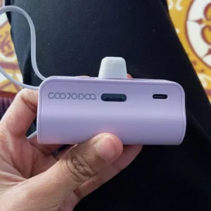 Sạc dự phòng mini GOOJODOQ 2025 cho Giáng sinh với phích cắm Type-C và Light-ning phích cắm đôi