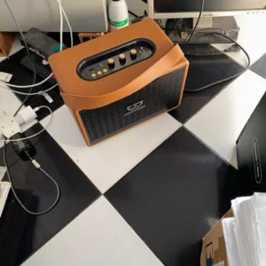 Loa Bluetooth GOOJODOQ Retro, âm thanh nổi 4 kênh, âm trầm mạnh mẽ 60W, 6000mAh, 3 chế độ phát lại