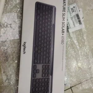 Bàn phím Bluetooth Logitech Signature Slim Solar+ K980 - Sạc bằng ánh sáng mặt trời & nhân tạo, Pin lên đến 10 năm