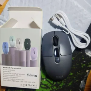 Chuột Bluetooth kép GOOJODOQ 2.4GHz,công thái học im lặng, có điều chỉnh dpi