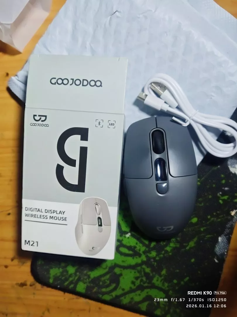 Chuột Bluetooth kép GOOJODOQ 2.4GHz,công thái học im lặng, có điều chỉnh dpi