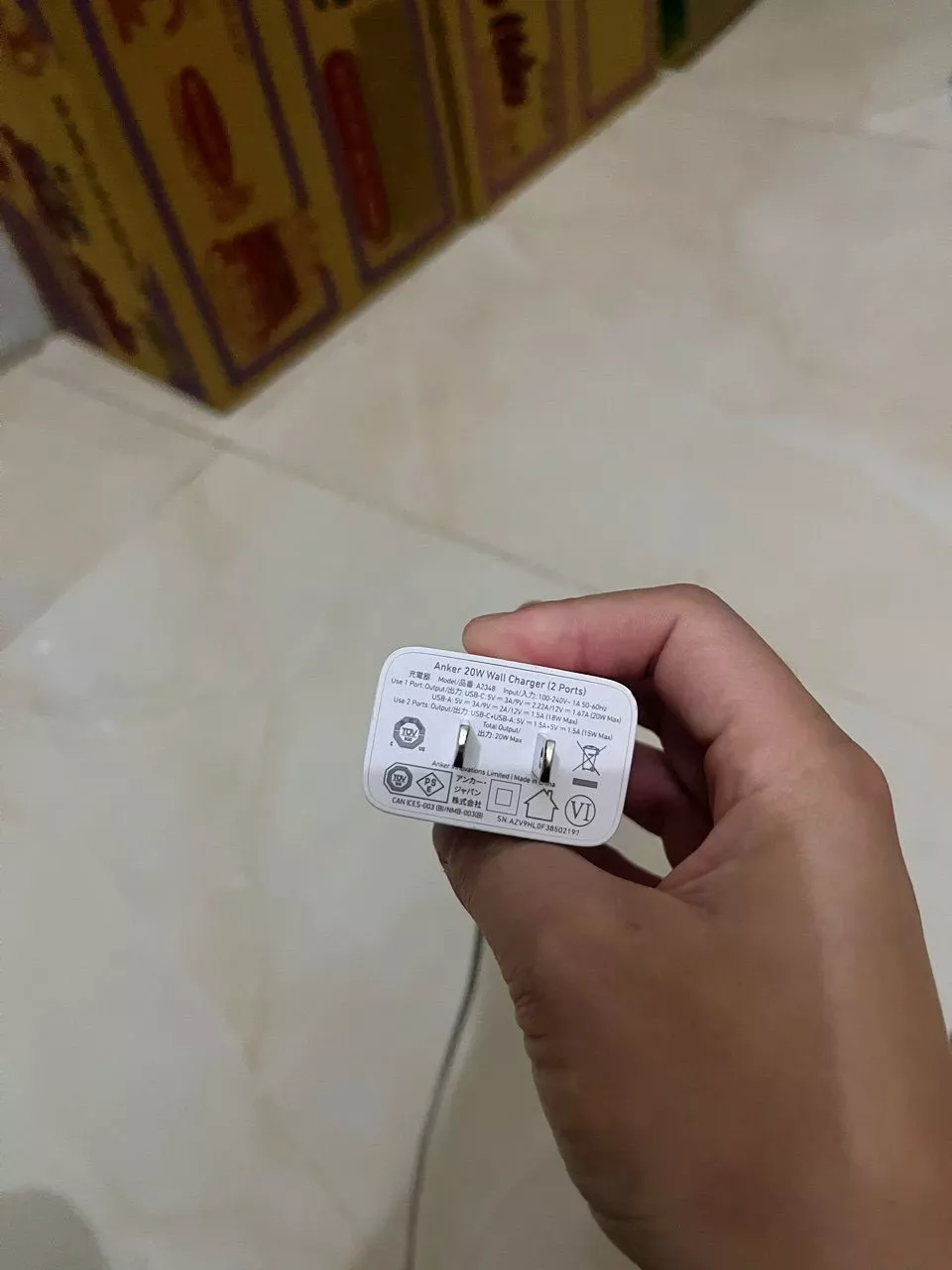 Combo Củ sạc nhanh Anker | 2 cổng 1USB-C & 1USB-A | Kèm Cáp sạc USB-C to USB-C- B2348