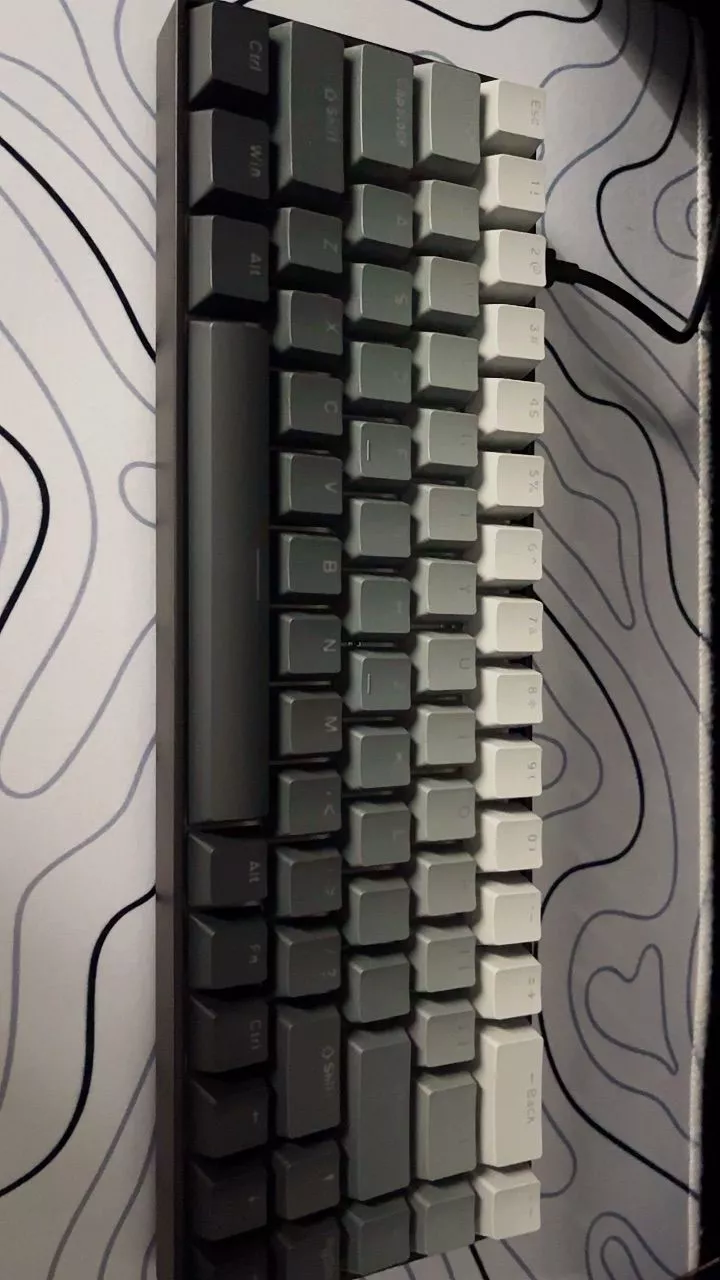 Bàn phím cơ cắm dây Leaven K68 - 1mode - Led RGB - Có hot-swap - Keycap Xuyên LED - Có APP tùy chỉnh