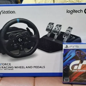 Vô lăng & bàn đạp chơi game Logitech G923 - Phản hồi lực TRUEFORCE, ly hợp kép, tay cầm bọc da