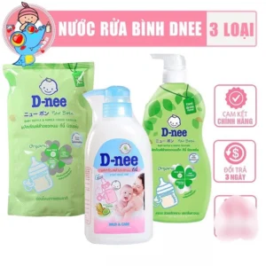 Nước rửa bình sữa dnee chai trắng 500ml/chai xanh 620ml(nổi tiếng thái lan)