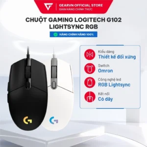 Chuột Gaming LOGITECH G102 Gen 2 LightSync RGB - Tuỳ Chỉnh G HUB - BH 24 tháng
