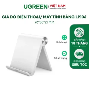 [Quà tặng không bán] Giá đỡ điện thoại Jisulife x UGREEN LP106 Chất liệu TPE cao cấp | Đệm silicon chống trầy xước 30285