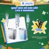 Quạt Đeo Cổ mini JisuLife Life 5 4500mAh Đa Dụng, 100 Cấp Độ Gió, Sử Dụng Đến 16 Giờ, Bảo Hành 12 Tháng Chính Hãng