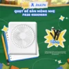 Quạt mini để bàn di động 4500mAh Jisulife FA28 | Hoạt động êm ái không gây tiếng ồn | 4 cấp độ gió | BH 12 tháng 1 đổi 1