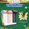 Quạt cầm tay mini Jisulife Life 9 ABS 5 cấp độ gió 3600mAh/5000mAh - Sử dụng liên tục 12h - Chính hãng - BH 12 tháng
