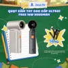 Quạt Cầm Tay Cao Cấp JISULIFE Ultra1 FA55 18W 9000mAh Sạc Nhanh - Đèn LED Hiển Thị - Sử Dụng 1H-6H | Bảo Hành Chính Hãng