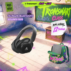 Tai Nghe Chụp Tai Bluetooth Tronsmart SOUNFII Q20/Q20s| Chống Ồn Chủ Động ANC | Chơi Nhạc Đến 50H | Bảo Hành 12 Tháng