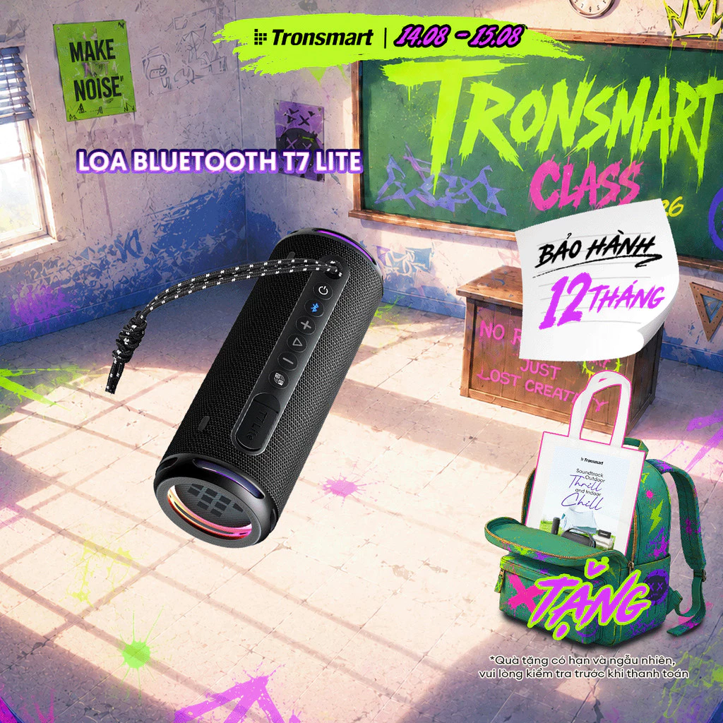 Loa Bluetooth Tronsmart T7 LITE/ T7 | Công Suất 24W/30W | Chơi Nhạc Đến 24h | Kháng Nước IPX7 | Bảo Hành 12 Tháng