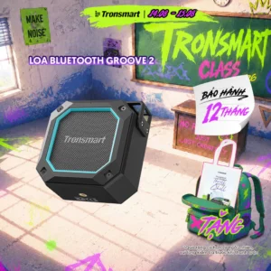 Loa Bluetooth Tronsmart Groove 2 V5.3 | Công suất 10W | Chế độ EQ kép bass mạnh | Kháng nước IPX7 | Bảo hành 12 tháng