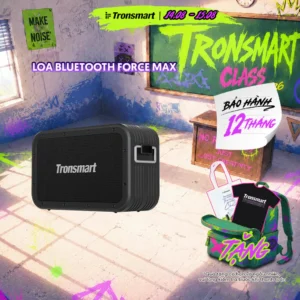 Loa Bluetooth Tronsmart Force Max | Công suất 80W | Công nghệ SoundPulse | Chơi nhạc đến 13H | Bảo Hành 12 tháng