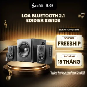 Loa Máy Tính Bluetooth 2.1 EDIFIER S351DB | Bluetooth 5.1 | Công Suất 150W RMS | Chống Dội Âm | Bảo hành 15 Tháng
