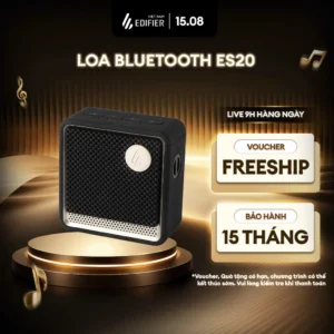 Loa Bluetooth Mini Di Động EDIFIER ES20 - Công Suất 6W - Chơi Nhạc Đến 12H - Tích Hợp LED - 15 Tháng Bảo Hành