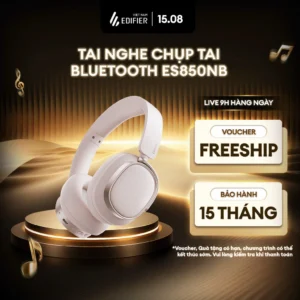 Tai Nghe Bluetooth Chụp Tai Không Dây EDIFIER ES850NB - Chế Độ Chống Ồn - Thoải Mái Chơi Nhạc Đến 92H -15 Tháng Bảo Hành