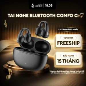 Tai Nghe Bluetooth Không Dây Kẹp Vành Tai EDIFIER COMFO C - Chơi Nhạc Tới 30H - Kháng Nước, Bụi IP56 - 15 Tháng Bảo Hành