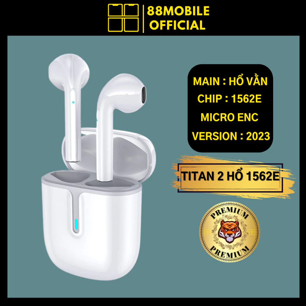 Tai nghe 1562E 1562M TITAN 2 Micro ENC bản pin 8H version 2024 88Mobile