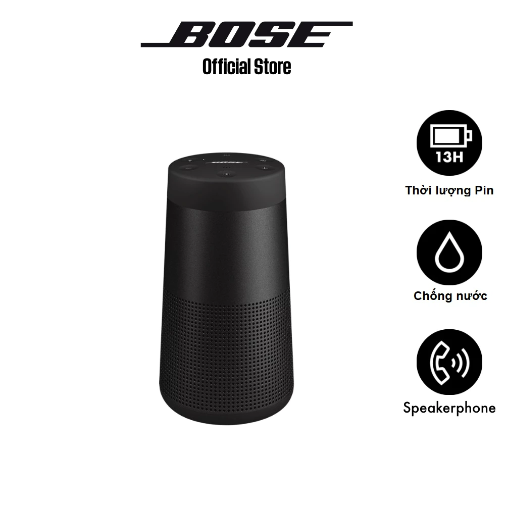 Loa Bluetooth Bose Soundlink Revolve II | PIN 12h | Kháng Nước