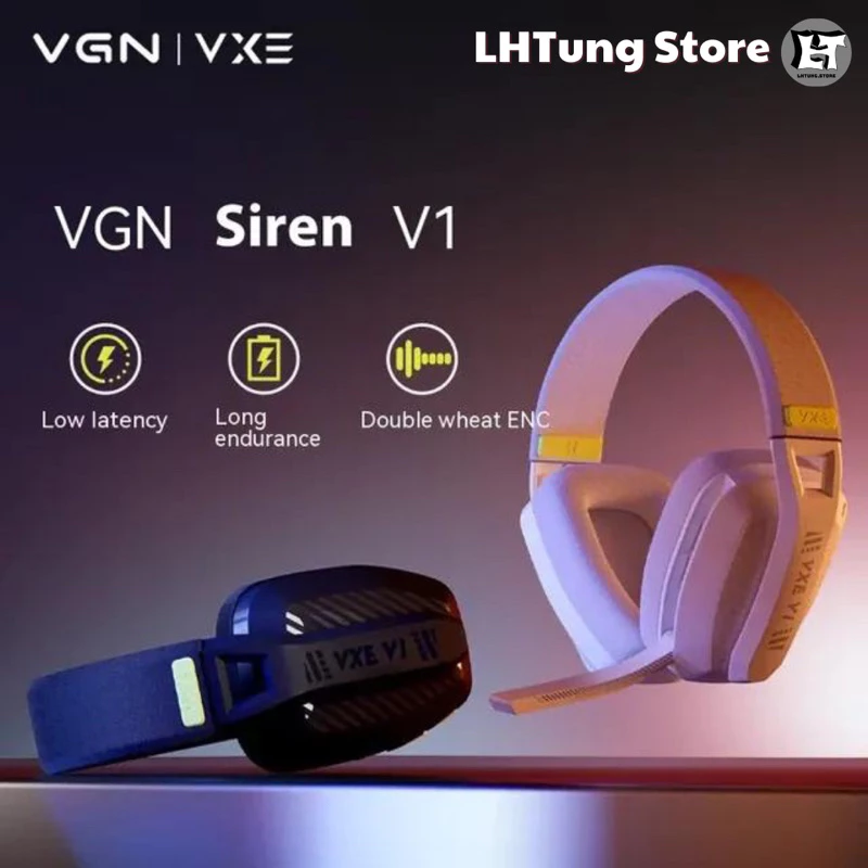 Tai Nghe Gaming VGN x VXE Siren V1 - Không Dây, Siêu Nhẹ 200g