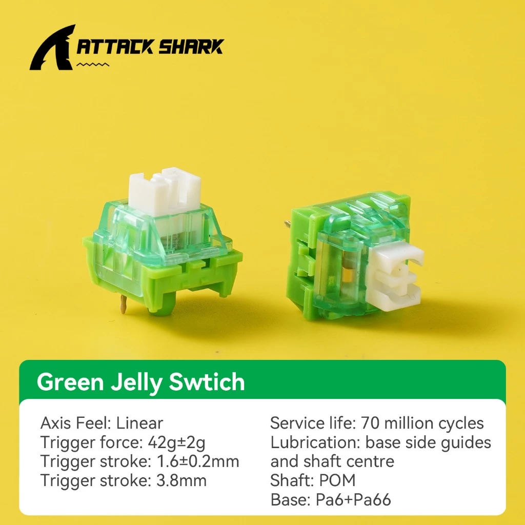 Combo 30 trục switch Attck Shark bàn phím cơ - Trục cơ bàn phím ( Red , Yellow , White )