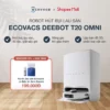 [Tặng phụ kiện] Ecovacs T20 OMNI Robot hút bụi lau sàn | Lực hút 6000Pa | Sấy khô giẻ khí nóng
