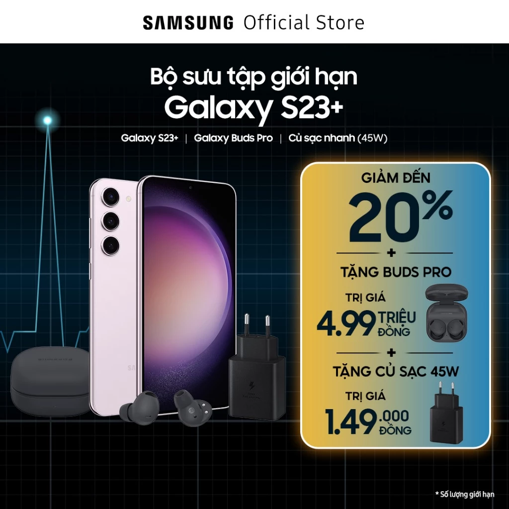 Điện Thoại Samsung Galaxy S23+ (8GB/256GB)