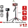 Gậy Chụp Ảnh 4 Chân P185 Cao 1.8m Có Remote Sạc Pin Chính Hãng