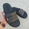 Dép Quai Ngang Nam Da DONAVY Cao Cấp, Quai Phối Kiểu Thời Trang D.3CN+ZIP