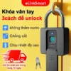 Ổ Khóa Vân Tay Thông Minh Cỡ Lớn Chống Cắt - App & Chìa Cơ