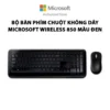 Bộ bàn phím chuột không dây Microsoft Wireless 850 màu đen PY9-00018
