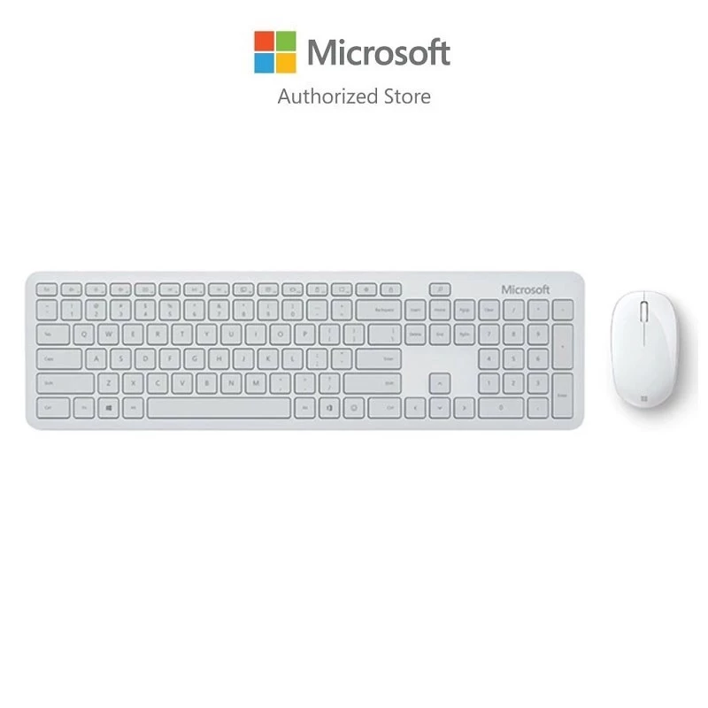 Bộ bàn phím chuột Bluetooth Microsoft (màu xám trắng) - QHG-00047